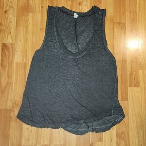 We The Free Charcoal Tank Top